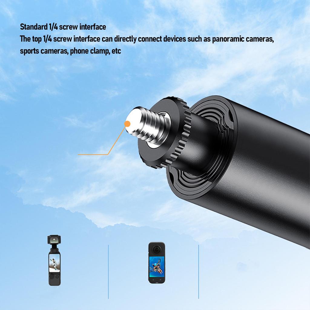 Action Camera Cage Fit for Insta360 X5 Camera 1/4 Inch Thread Aluminum Alloy Action Camera Protective Video Rig with Cold Shoe Lens Protector