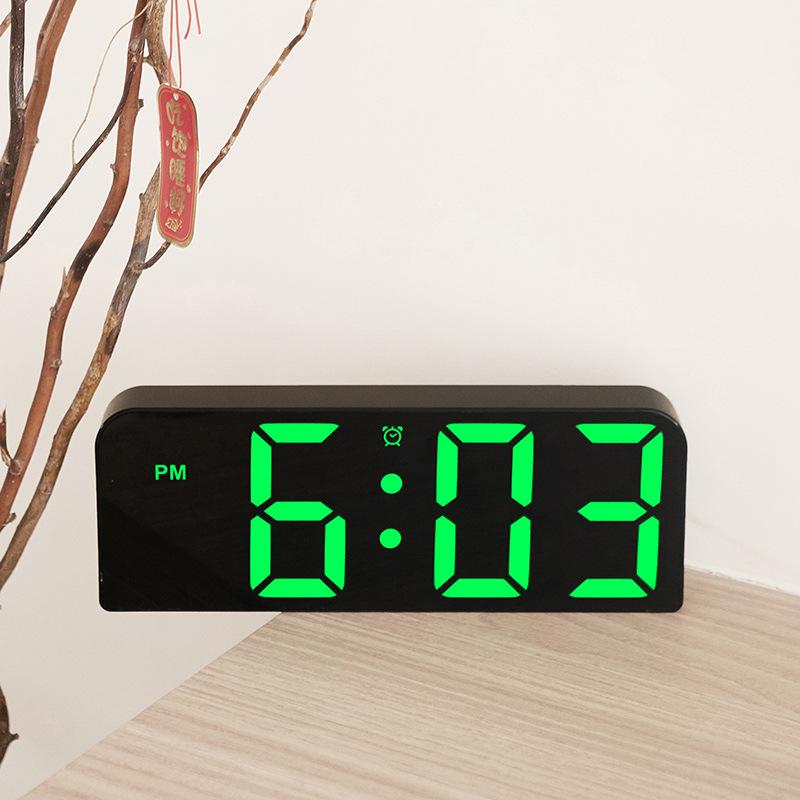 New RGB color lantern creative electronic clock fantasy wall clock living room clock feature digital clock watch