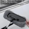 Windshield Cleaner Tool Cleaner Duster Retractable Long Handle Car Wash Mop For Cleaning Wash Glass Automotive Detailing Truck