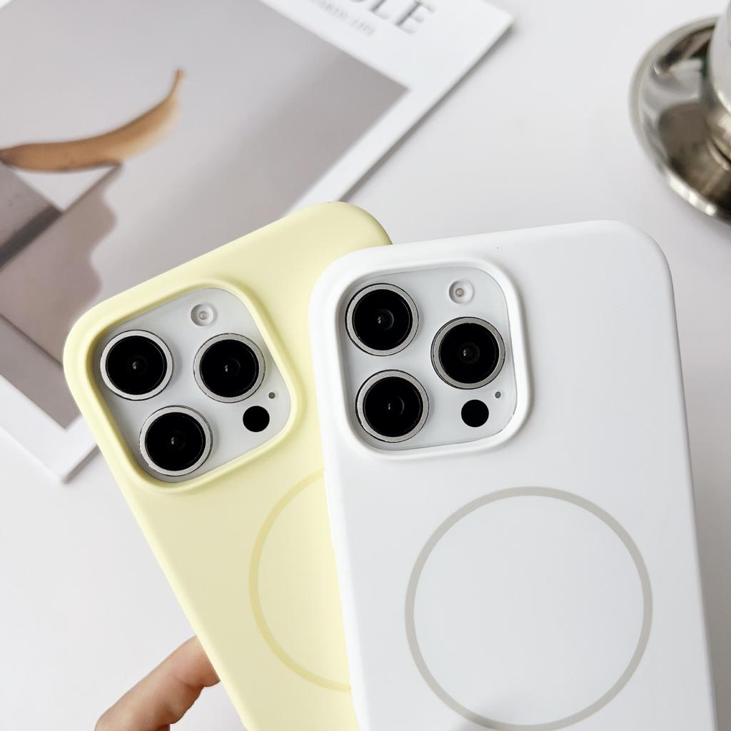 Applicable To Apple 16ProMax Magnetic Thin Ring Mobile Phone Case High-end Iphone15 with Packaging Box 14 Anti-fall Cover