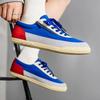 Men's Canvas Shoes Casual Breathable Non-Slip Walking Shoes Lightweight Comfortable Sneakers for Male