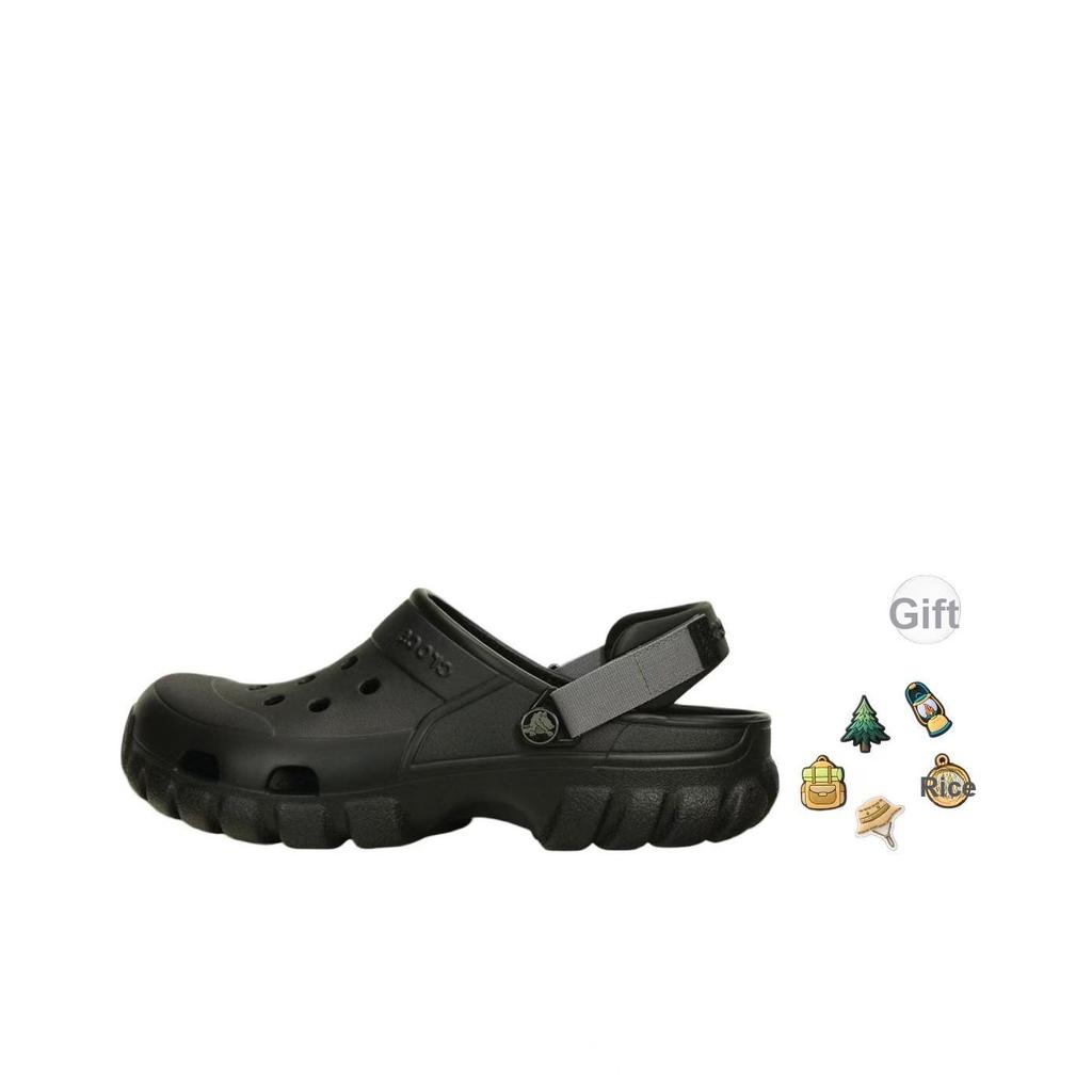 Crocs Classic Clog Modetrend Dicke Sohle Clogs Unisex Clogs Schwarz 202651-02S