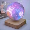 Magnetic Levitation 3D Galaxy Lamp: 14CM Starry Sky Atmosphere Ornament with Black Technology