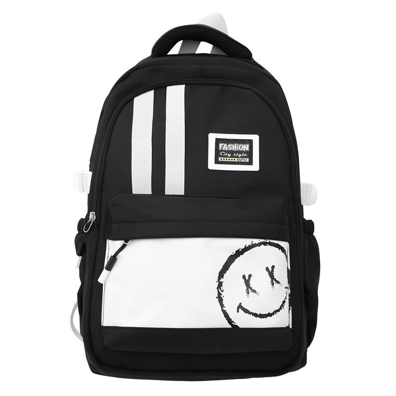 

Студенческий школьный рюкзак Сумка для компьютера Контрастный рюкзак для порнопары Большой вместимости Рюкзак для поездок на работу