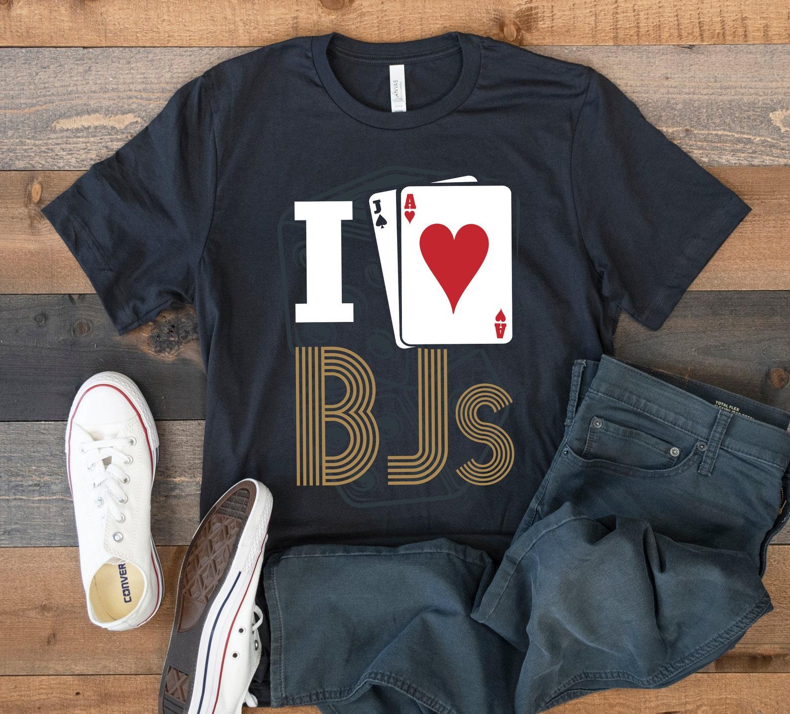 Funny Blackjack T-Shirt, BJs Tee, Gambler, Casino Tank Top, T-shirt, T-shirt,T-shirt S