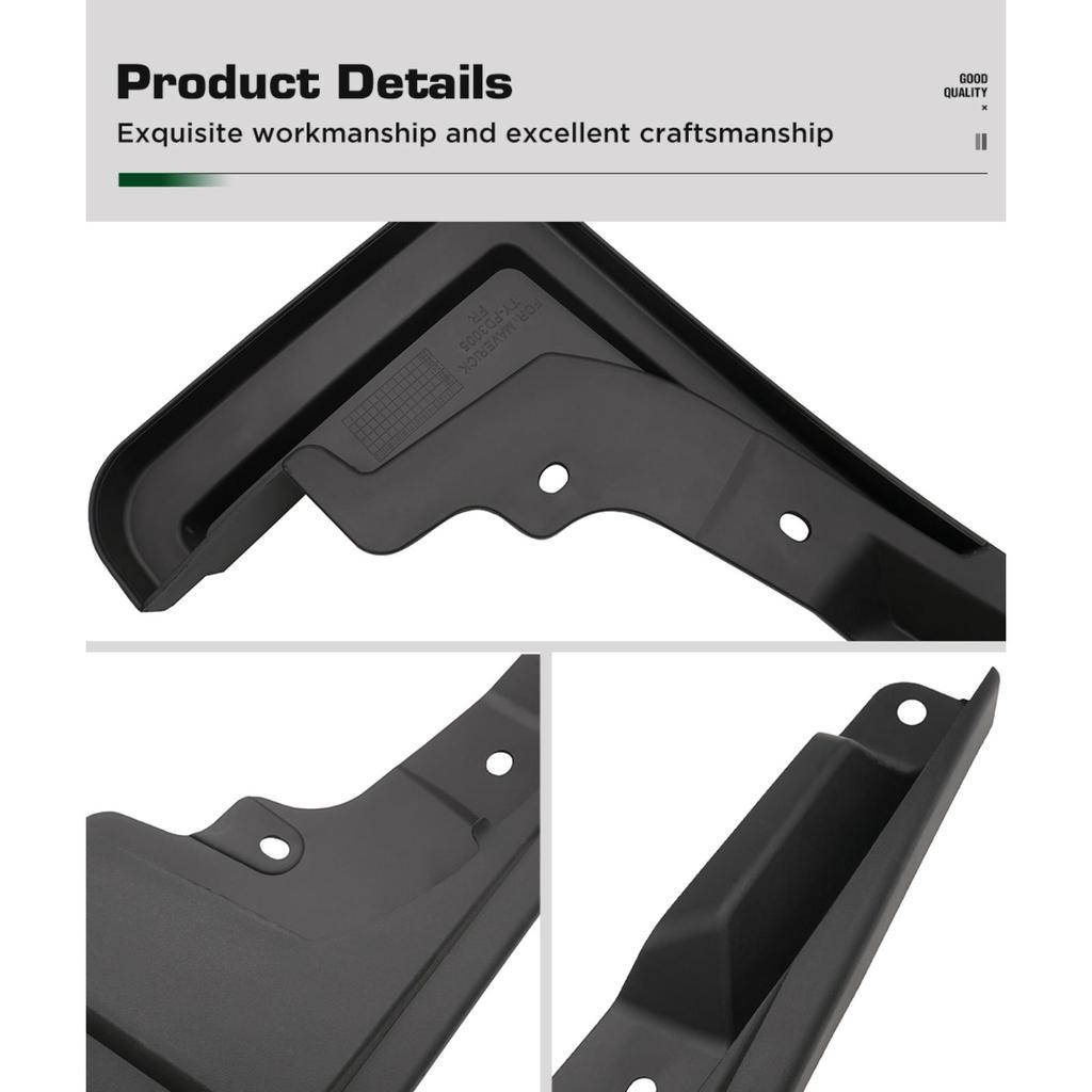 4PCS Car Mud Flaps Splash Guards Mudguards Car Mud Flaps Compatible with Ford MAVERICK 2022 2023 2024