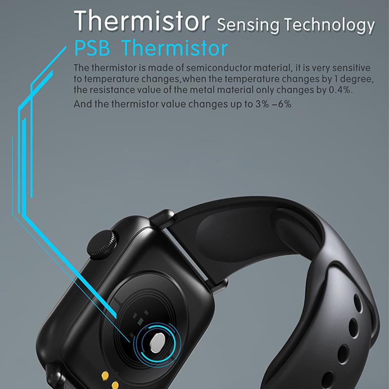 Buy QS19 Smart Watch Body Temperature 24H Measurement Heart Rate Fitness  Tracker Full Touch Smartwatch at affordable prices — free shipping, real  reviews with photos — Joom