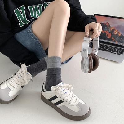 Fashion Classic Retro Versatile Platform Training Shoes Women's 2025 New Autumn Height Increase Lightweight Casual Sports Shoes