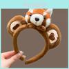 Plush Raccoon Headband Creative Cartoon Animal Zoo Hair Accessory For Kids And Adults