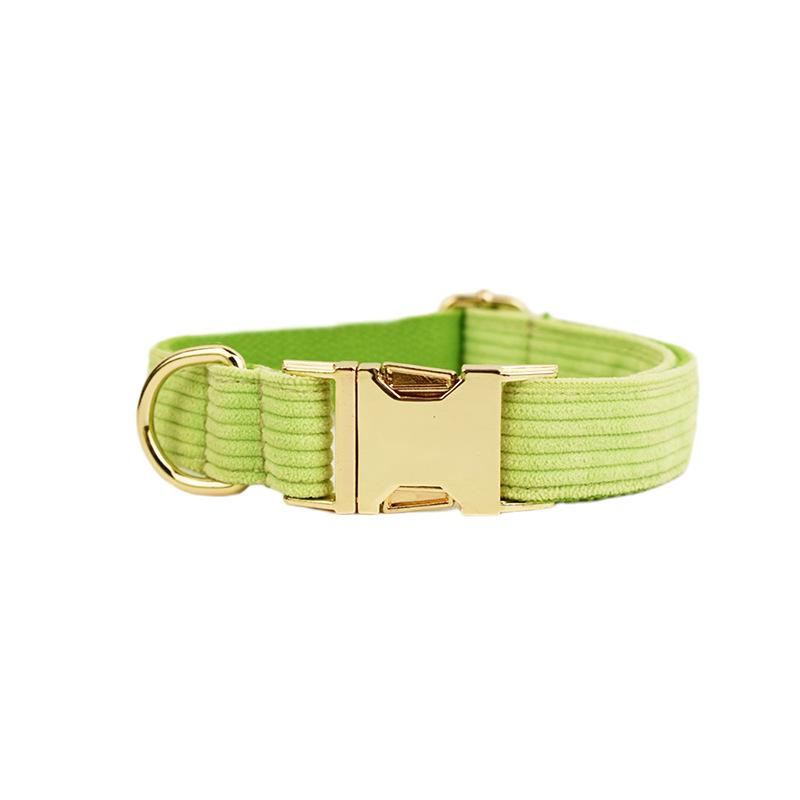 Corduroy Stripe Series Custom Dog Collar - New Style Pet Neckwear
