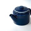 Nishikai Toki Hasami Yaki Common Teapot Navy (Super Stainless Tea Strainer) 500ml Nordic Tableware Black Pot Kyusu Made Japan 13873