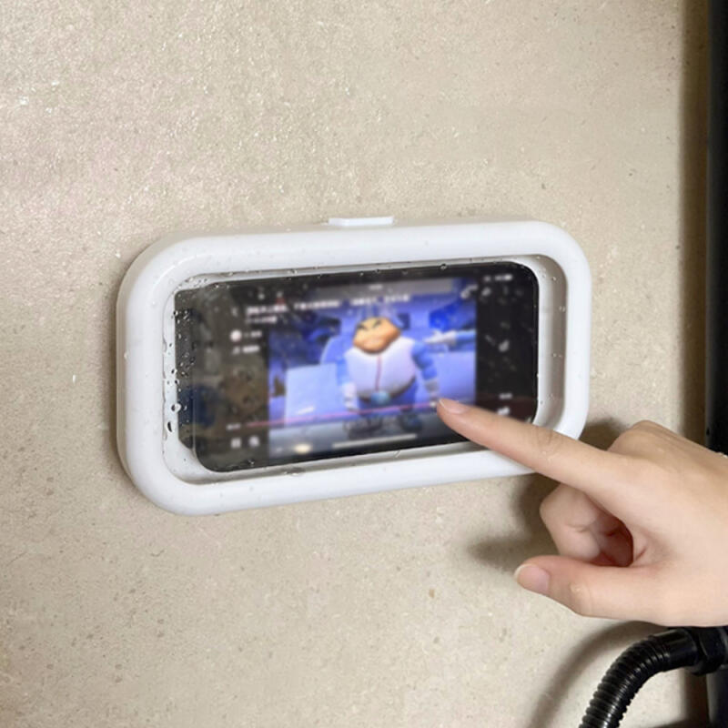 

Waterria Touch-Type Bathroom Smartphone Holder (White)