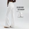 Womens Flared Leggings Casual Pants 2026 Cotton Blend High Waist Slim Fit Petite