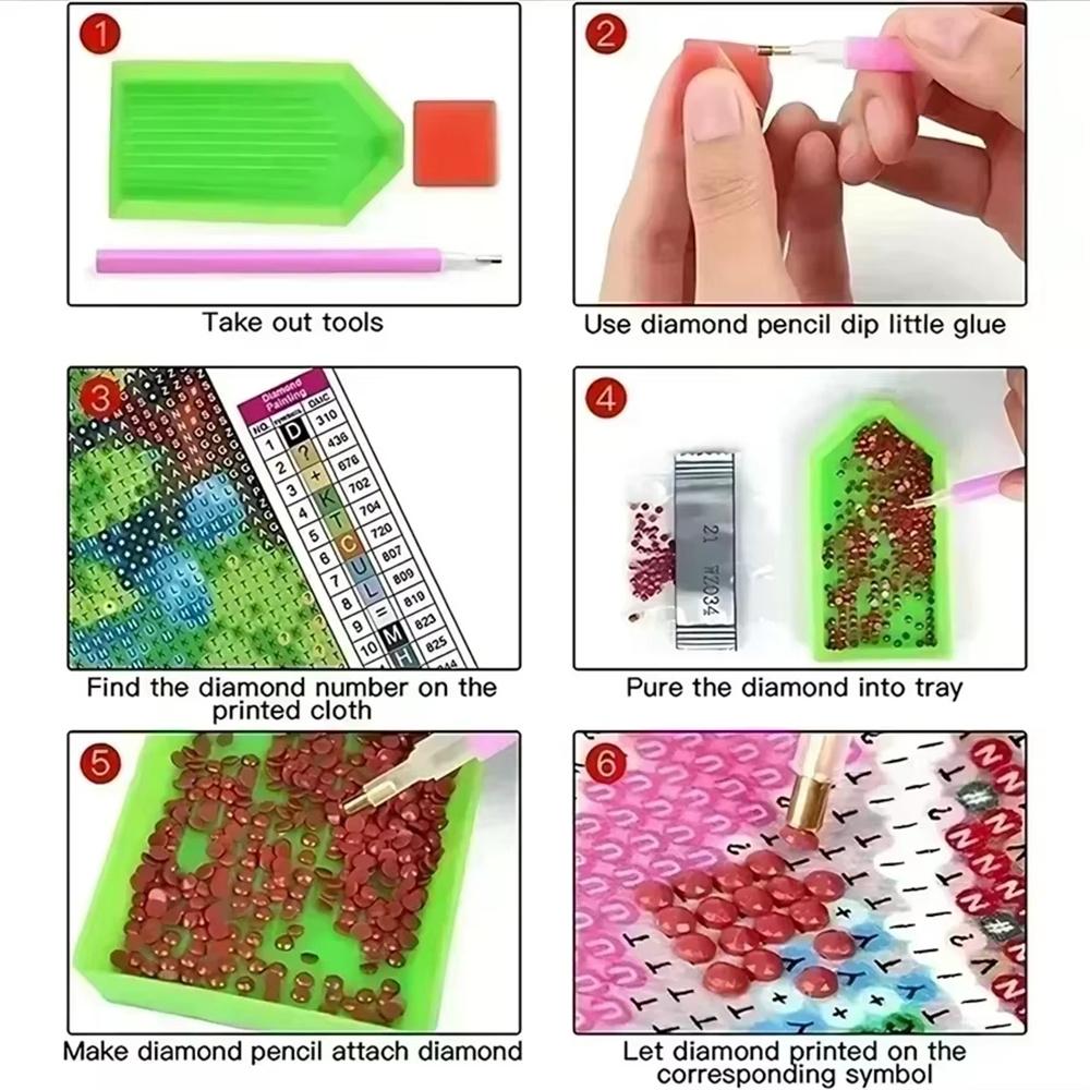 Mickey and Minnie Good Night Under The Moon Theme Diamond Painting New Full Diamond Children's Handmade DIY Diamond Embroidery Material Package