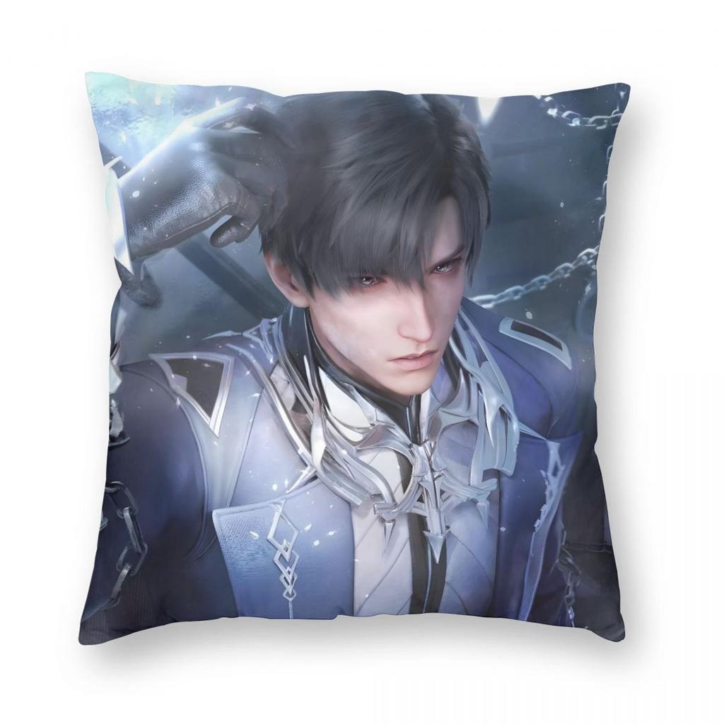 Love And Deepspace Zayne Pillowcase Double-sided Printing Polyester Cushion Cover Decor Throw Pillow Case Cover Home Zipper