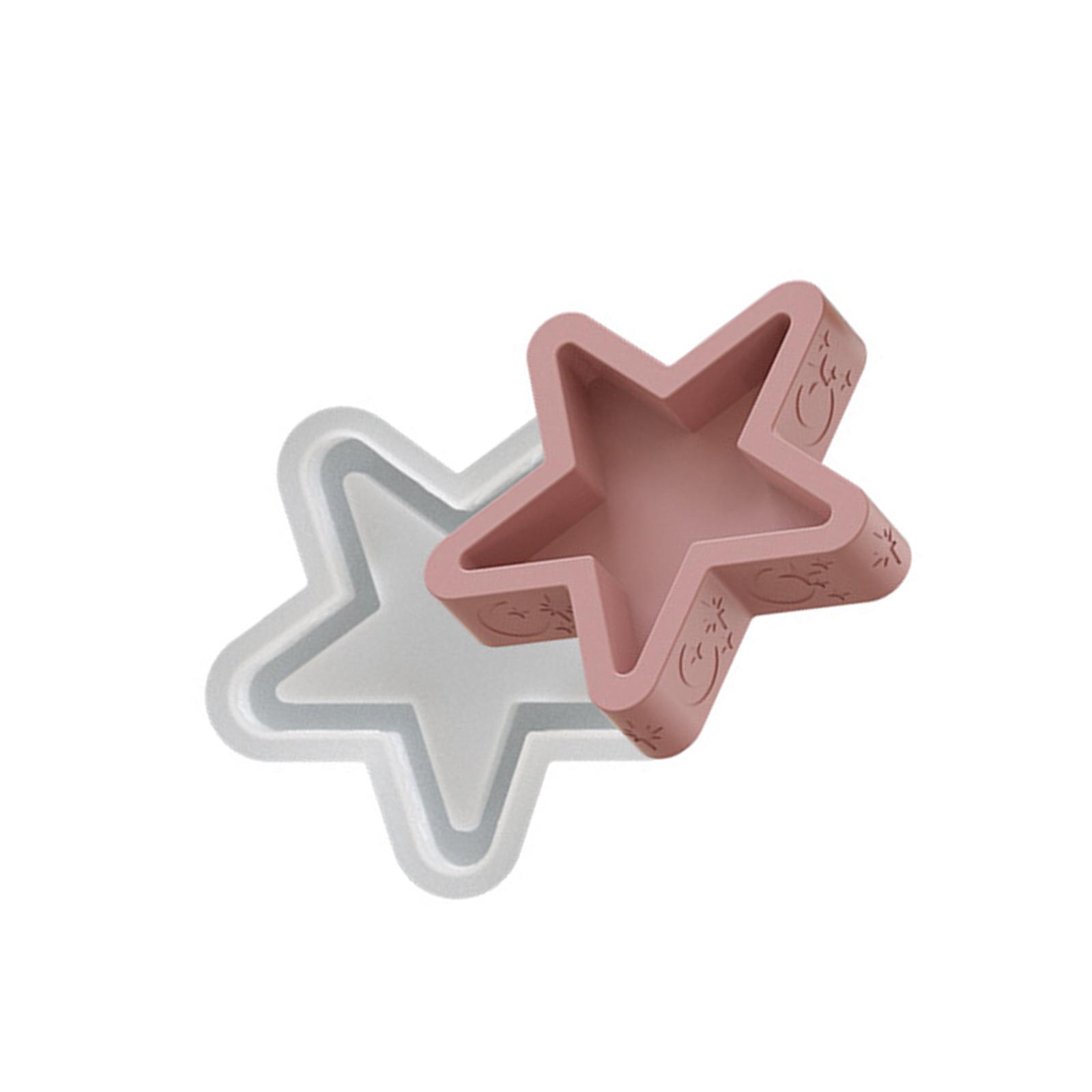 

Flexible Sturdy Silicone Mould Fashion Accessory for Making Unique Star Shaped Candle and Home Decorations S