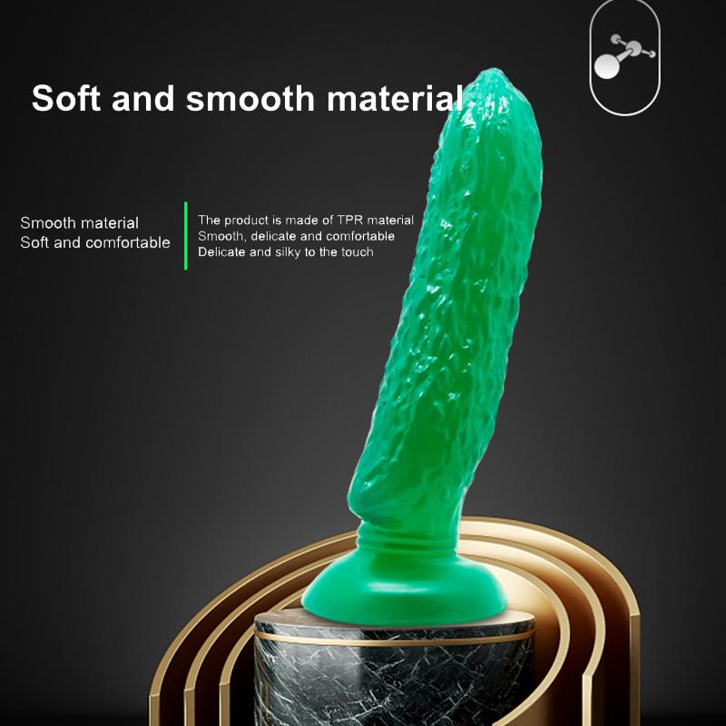 Soft And Realistic, Fruit Shape Unisex TPR Penis Dildo, No Need To Recharge, Human Safe Material, Adult Sex Toys