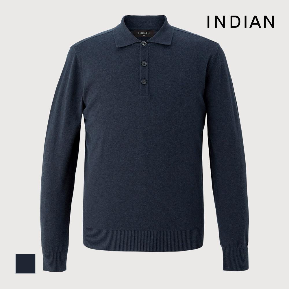 INDIAN Solid Polo Knit_Mitblyf8241