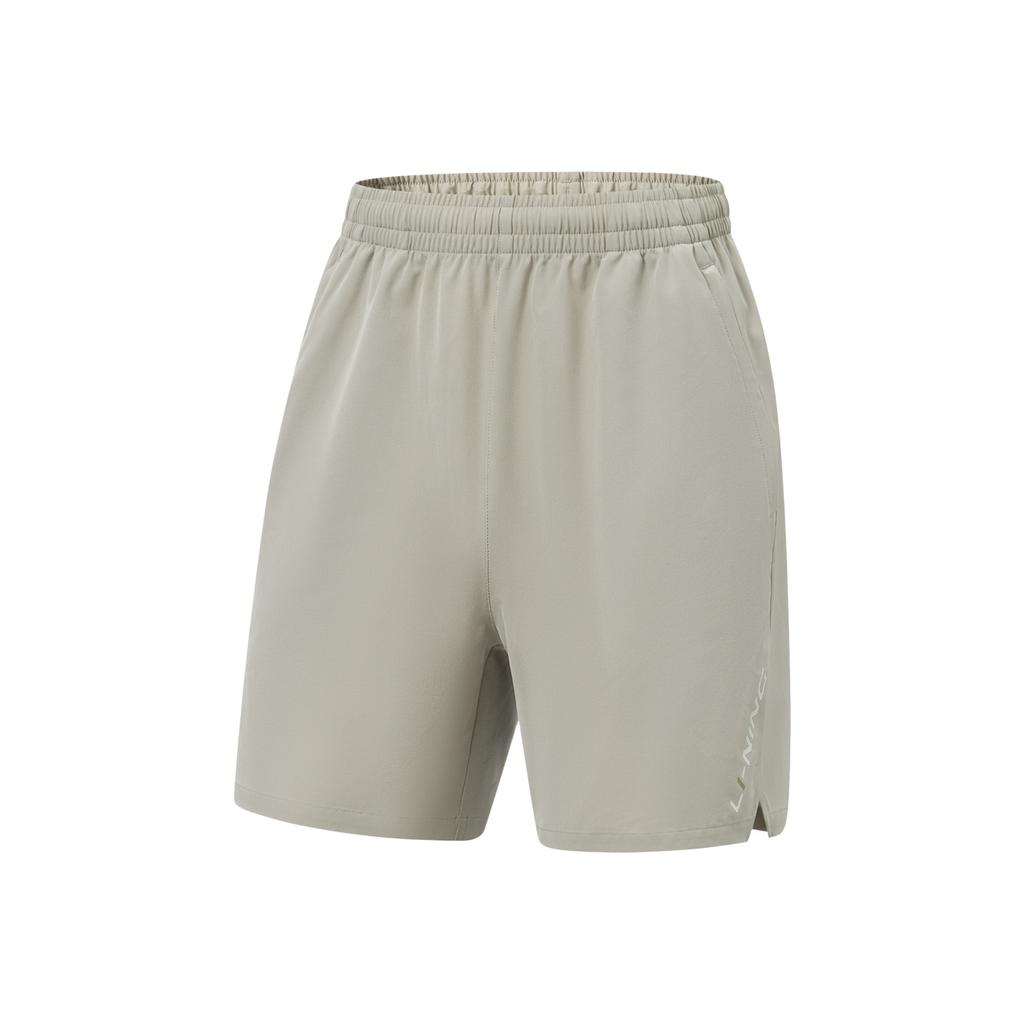 Li Ning Fitness Series Logo Letter Sports Shorts Men shorts AKSW255-6