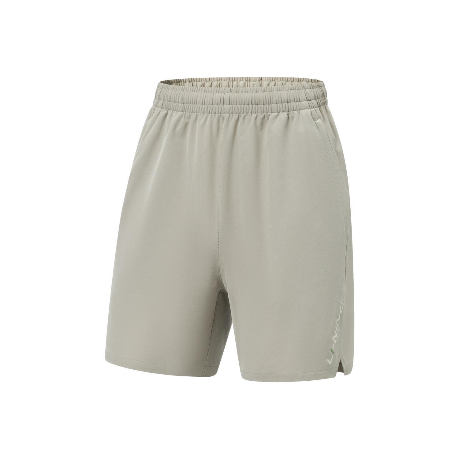 Li Ning Серия Фитнес Лого Буква Спортивные Шорты Мужские шорты AKSW255-6 M