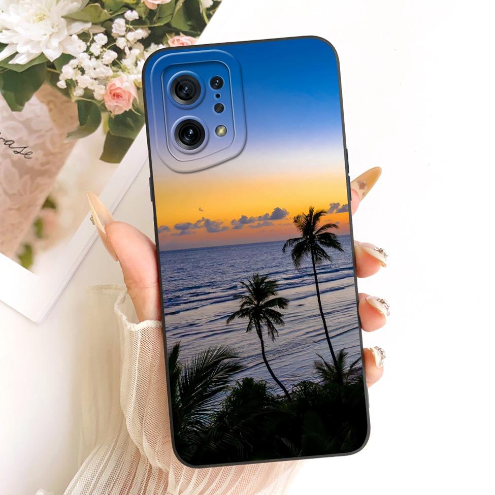 For Oppo Find X5 Case Luxury Fashion Cool Kawaii Cute Painted Silicone Casing For Oppo PFFM10 CPH2307