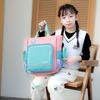 New Primary School Students Tutoring Bag, Portable Waterproof Children's Tutoring Bag, Oblique Span Bag, Girls' Collar Book Bag, Men