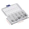 Stainless Steel E Clip Assortment Kit 304 Stainless Steel E-Clip Assortment Set  For Gears