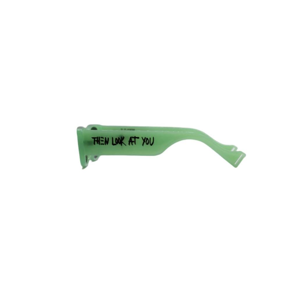 Knotwtr Women S Then Look At You SunglaSSeS In Lime Squeeze Lime Squeeze