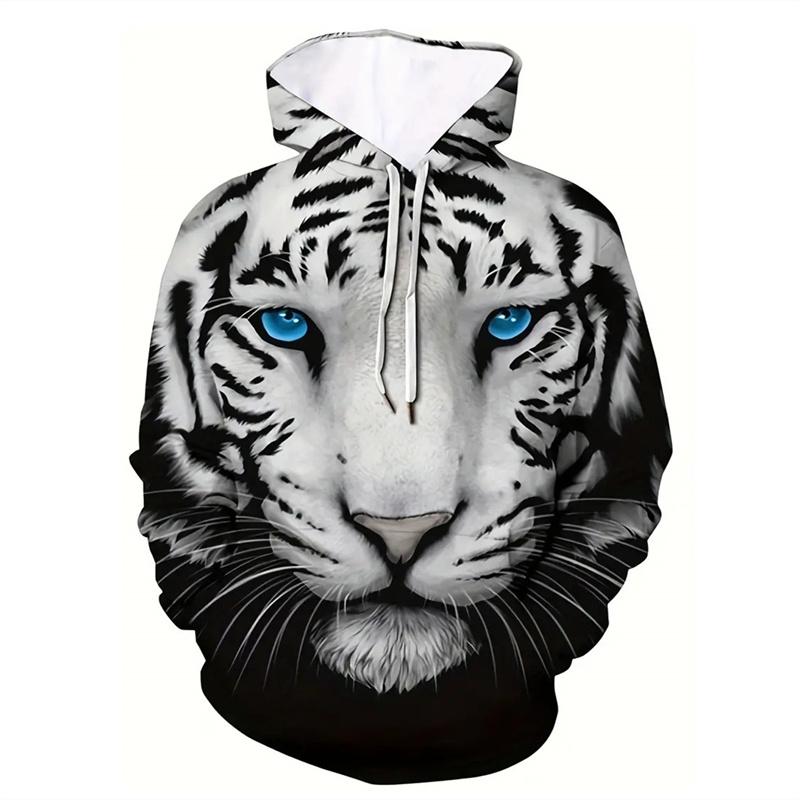 Spring Autumn Hooded Sweatshirt 3D Digital Printing Unisex Hoodies Men Women Fashion Loose Pullover