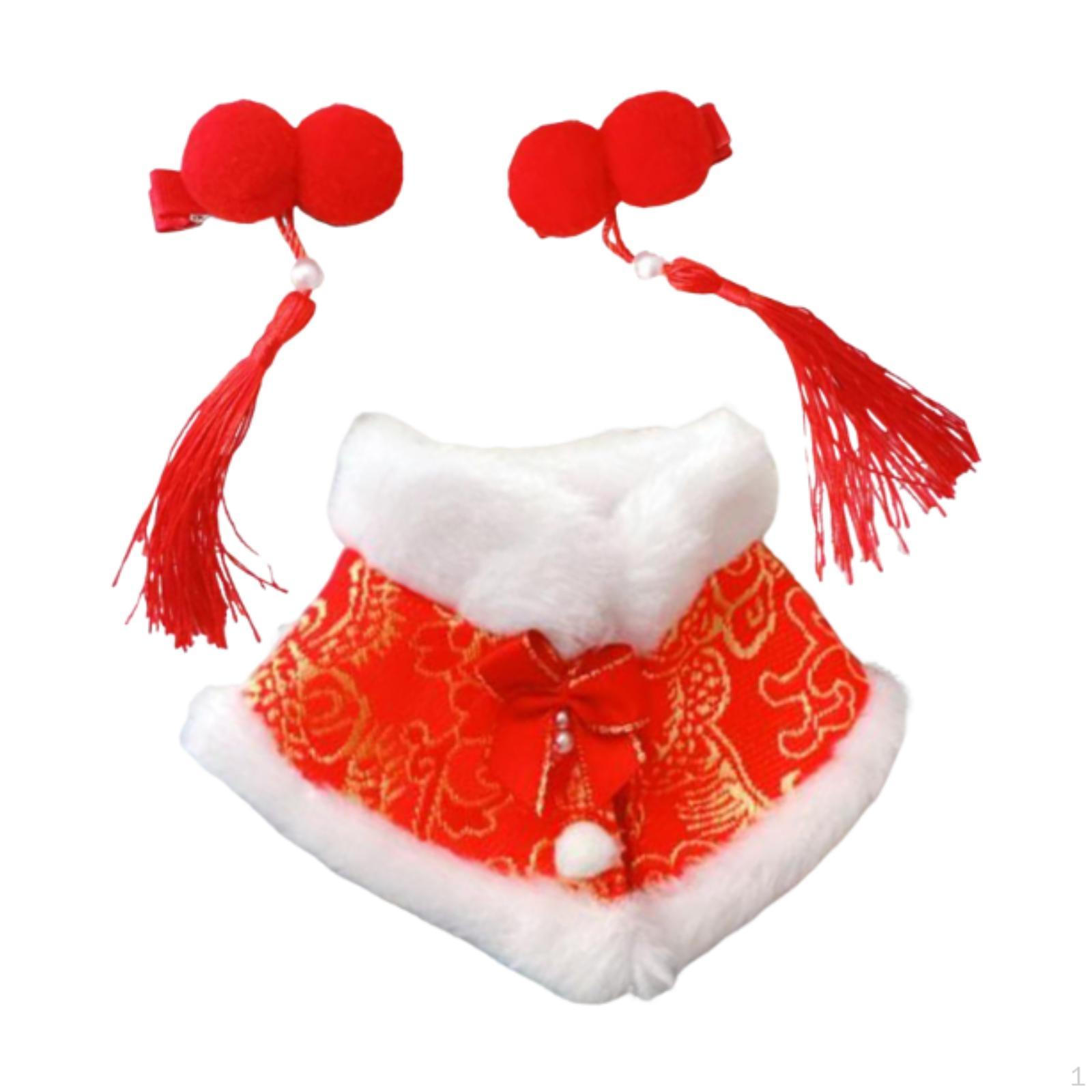 

Рождественские наряды для кукол Одежда своими руками Легко надевать и снимать Костюмы Сделай своих кукол style I