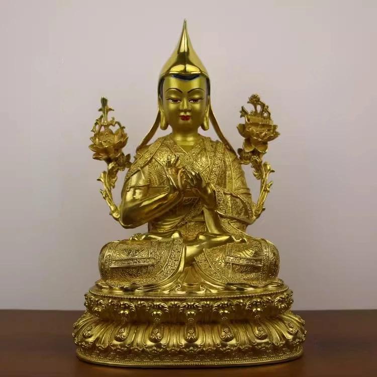Feng Shui High Quality Copper Attract Wealth Master Buddha Statue Home Living Decoration