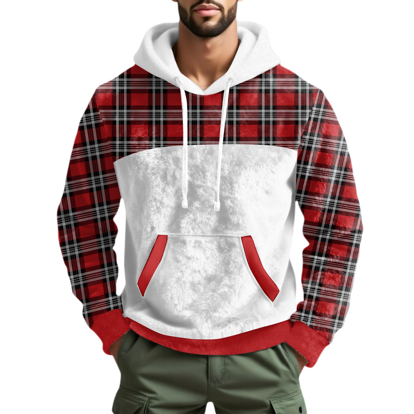 Men s Leisure Fashion Half Zipper Hooded Hood Long Sleeves Hoodie XL 3160₽