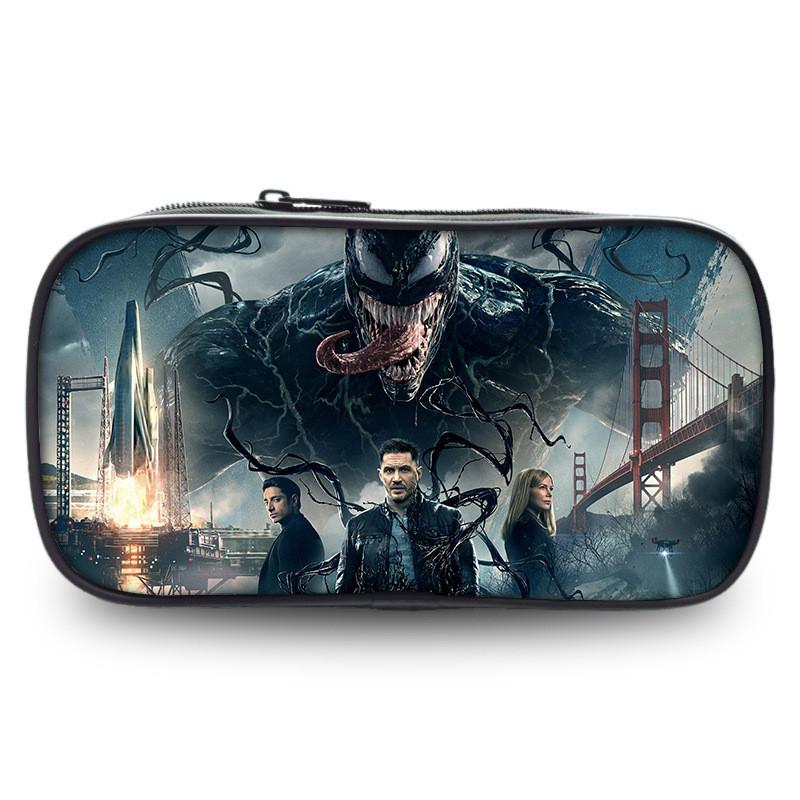 Venom The Last Dance Large Capacity Oxford Material Pencil Pouch Perfect For School And Everyday Use
