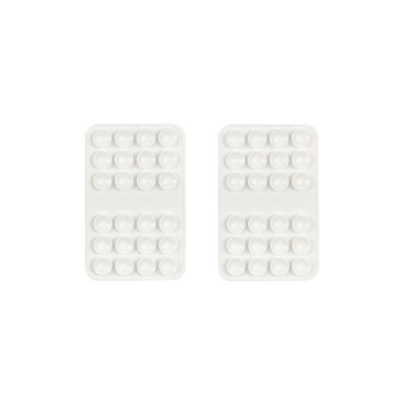 Multicolor Double Sided Silicone Suction Cup Pad Strong Adhesive Grip Reusable Washable Mat for Phone Car Desktop