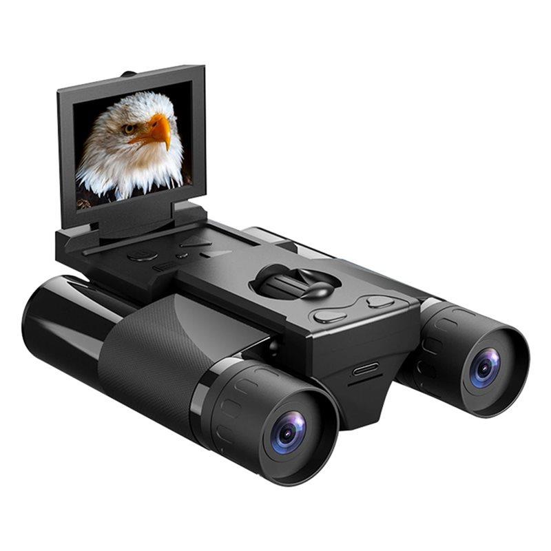 AS60-DT10 Portable Digital Camera Binoculars 8X Digital Zoom Video Photo Recording Telescope Easy Using For Bird Watching