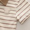 2Pcs/Set Boys Polo Shirts+Shorts Clothes Stripe Sets Summer Child Casual T-shirts Shorts Sports Suit For Baby Tracksuits Kids Outfits Set