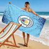 MCFC Print Beach Towel, Large Soft Quick Dry Towel for Beach Camping Swimming