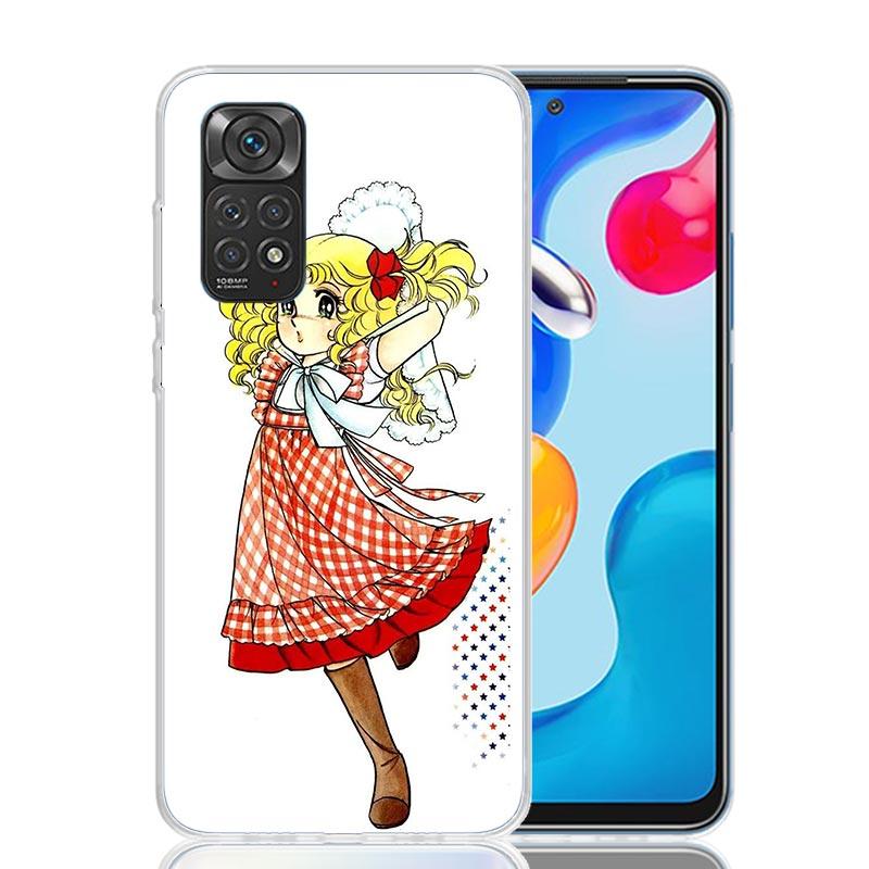 Anime Süßigkeiten Handyhülle Für Xiaomi Redmi Note 13 14 15 Pro Plus 12S 12 14S 11S 11E 10 10S 11 11T 5G 4G Hülle Coque Redmi Note 13