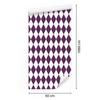 Harlequin Diamonds Wallpaper Light Gray, White, and Plum 50x1000
