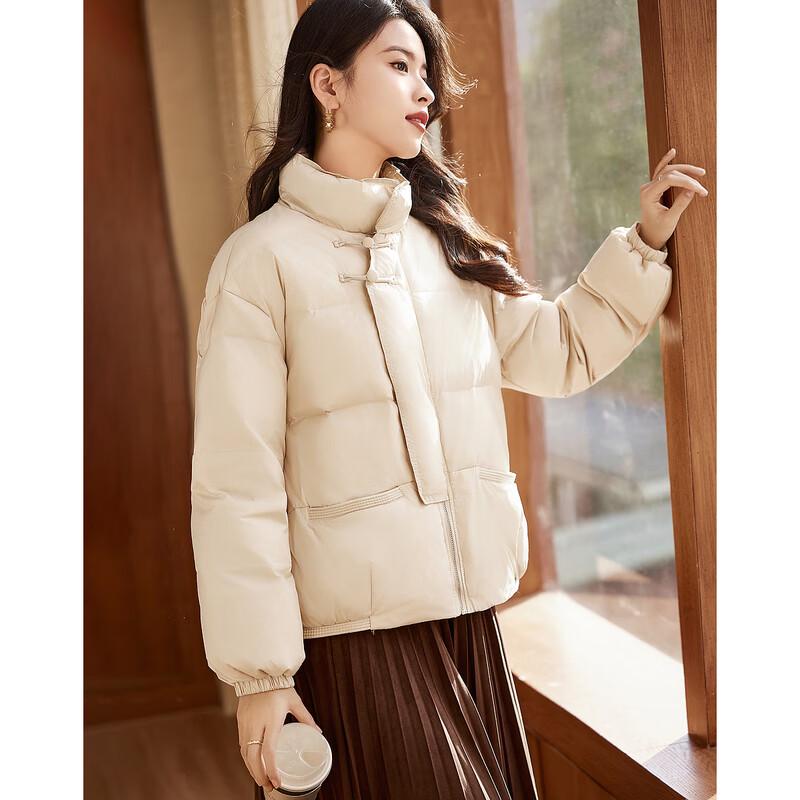 

Women s Elegant Short Duck Down Jacket M