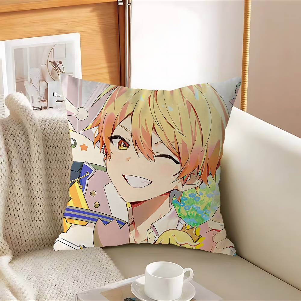 TenmaS T-Tsukasa Cartoon Pillow Case Removable Washable Cushion Cover – All-Season Soft Linen