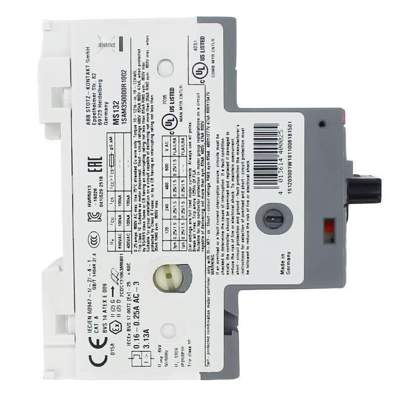 Démarreur Moteur ABB MS132