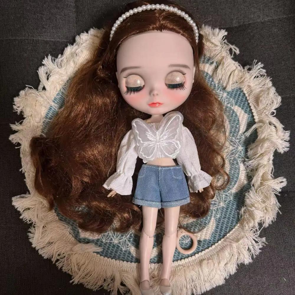 Mode 1/6 Blythe Puppen Outfit Niedlich Ersatzkleidung Blythe Puppen Kleidung Set Zubehör