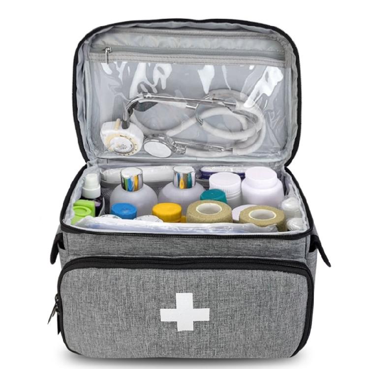 Empty First Aid Kits Bag Emergency Bag Large Capacity Home/Car Medicine Package