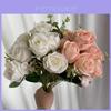 Wedding Rose Bridal Bouquet Artificial Flower For Home Decor And Photography Props