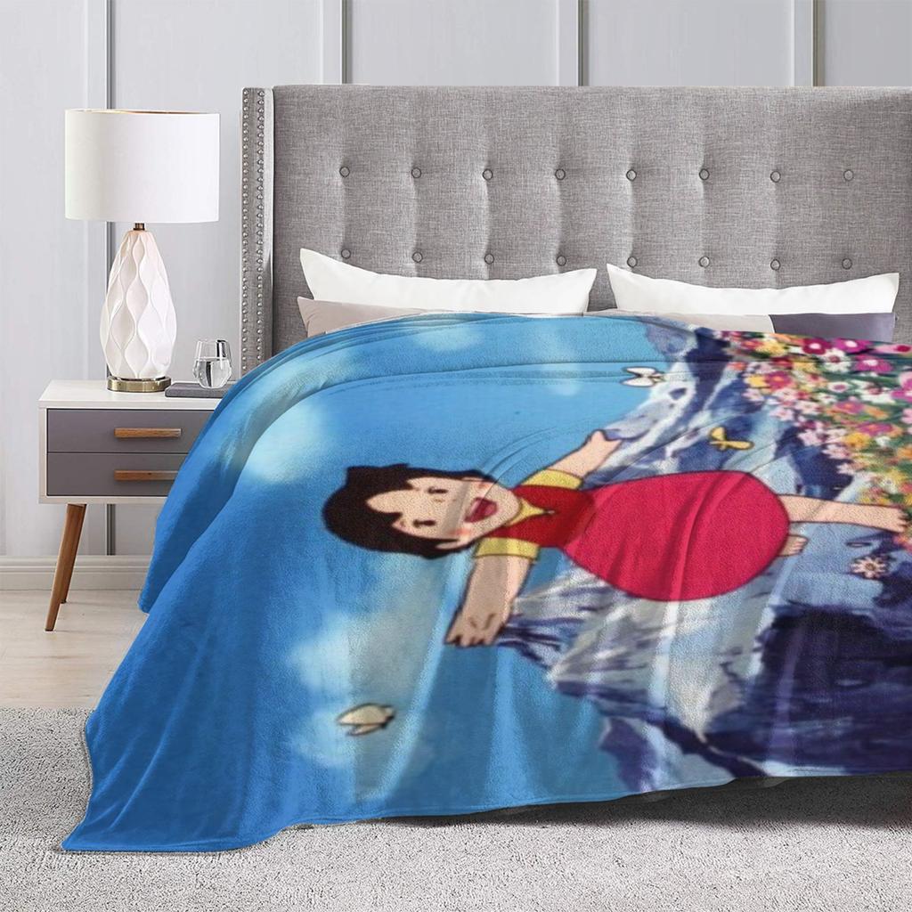 Heidi, Girl of the Alps Blanket Soft Fleece Healing Gift Throw Blankets Bedspread