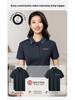 Unisex Summer Breathable Short Sleeve Polo Shirt with Turn-Down Collar for Corporate Group Customization