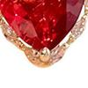 Women Brooch High-Gloss Cubic Zirconia Inlay Sparkling Heart Shape Lapel Pin Non-Slip Buckle Suits Cardigans Sweaters Shirts Badge