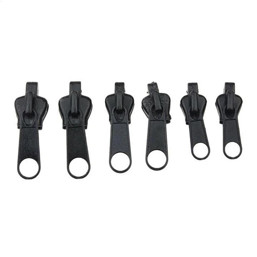 6pcs Fix Zip Puller Universal Instant Zippers Fix Zipper Repair Kit Replacement Zipper Pull Slider For DIY Sew Accessories