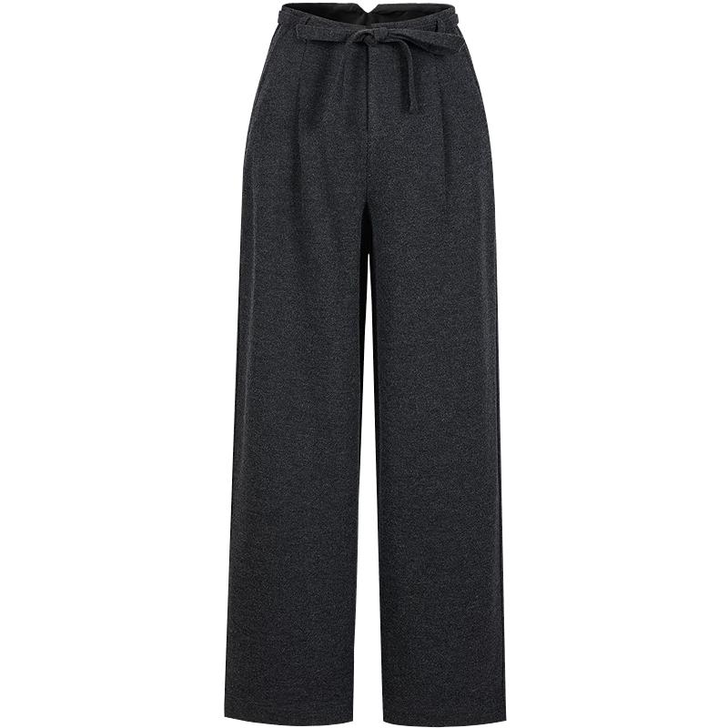 

ANNA COU Women s Knit Straight-Leg Casual Pants M